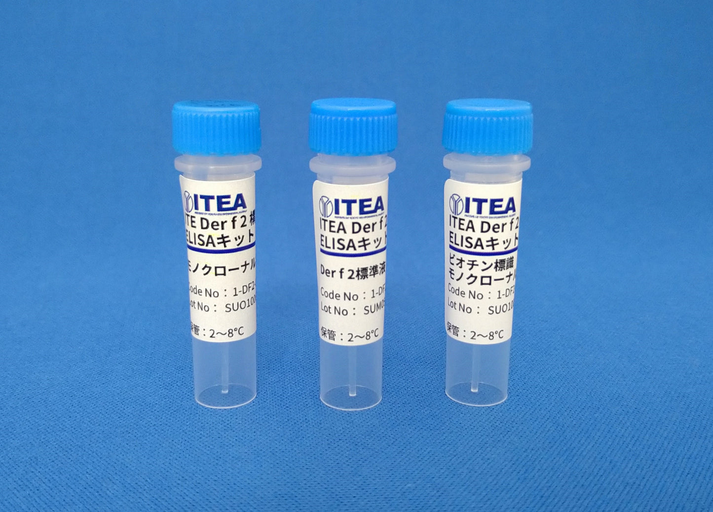 【1-DF2-002】ITEA ダニアレルゲン(Der f 2)測定用構築型ELISAキット(ビオチン標識)